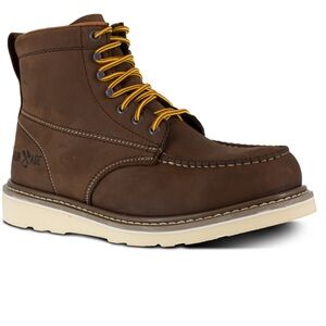 IRON AGE men’s REINFORCER MEN'S BROWN 6" WEDGE WORK BOOT IA5061
